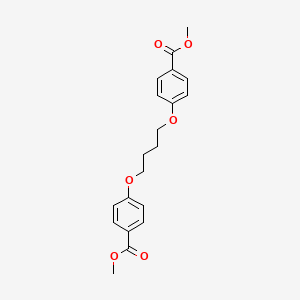 molecular formula C20H22O6 B14690947 Dimethyl 4,4'-[butane-1,4-diylbis(oxy)]dibenzoate CAS No. 24066-61-3