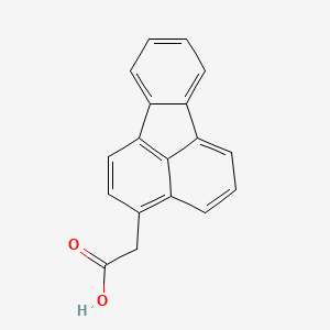 molecular formula C18H12O2 B14691029 3-Fluorantheneacetic acid CAS No. 24827-02-9