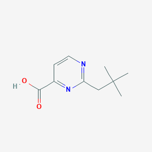 2-(2,2-Dimethylpropyl)pyrimidine-4-carboxylic acid