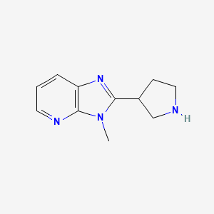 3-methyl-2-(pyrrolidin-3-yl)-3H-imidazo[4,5-b]pyridine
