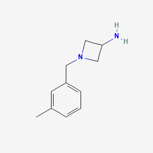 1-[(3-Methylphenyl)methyl]azetidin-3-amine