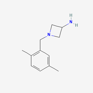 1-[(2,5-Dimethylphenyl)methyl]azetidin-3-amine