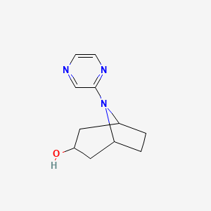 8-(Pyrazin-2-yl)-8-azabicyclo[3.2.1]octan-3-ol