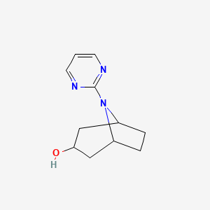 8-(Pyrimidin-2-yl)-8-azabicyclo[3.2.1]octan-3-ol