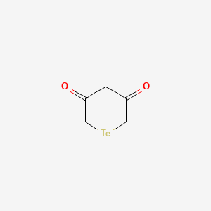 molecular formula C5H6O2Te B14691272 Tellurane-3,5-dione CAS No. 24572-07-4