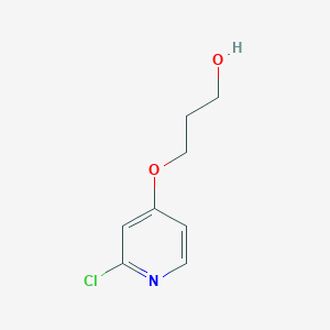 3-[(2-Chloropyridin-4-yl)oxy]propan-1-ol