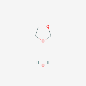molecular formula C3H8O3 B14691284 Dioxolane hydrate CAS No. 34776-95-9