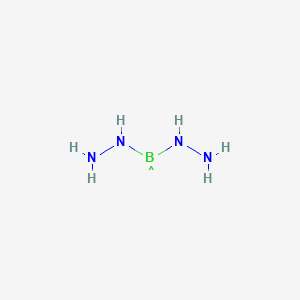 molecular formula BH6N4 B14691285 Dihydrazinylboranyl CAS No. 25540-56-1