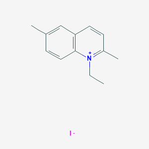 molecular formula C13H16IN B146913 1-Ethyl-2,6-dimethylquinolinium iodide CAS No. 606-93-9