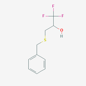 3-(Benzylsulfanyl)-1,1,1-trifluoropropan-2-ol