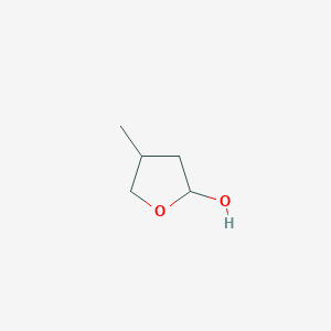 molecular formula C5H10O2 B14691331 2-Furanol, tetrahydro-4-methyl- CAS No. 34314-85-7