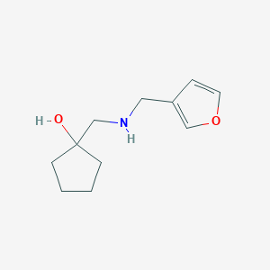 1-({[(Furan-3-yl)methyl]amino}methyl)cyclopentan-1-ol