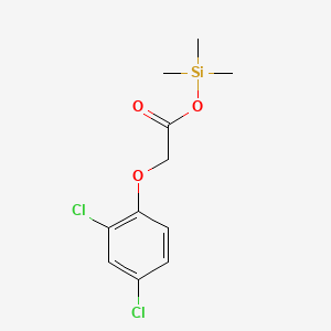 molecular formula C11H14Cl2O3Si B14691559 Trimethylsilyl (2,4-dichlorophenoxy)acetate CAS No. 34113-76-3