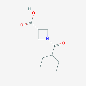 1-(2-Ethylbutanoyl)azetidine-3-carboxylic acid