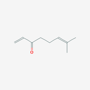 molecular formula C9H14O B14691561 7-Methylocta-1,6-dien-3-one CAS No. 24903-94-4