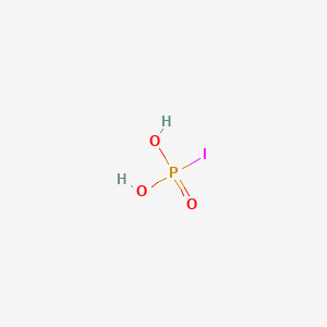molecular formula H2IO3P B14691618 Phosphoriodidic acid CAS No. 25757-80-6