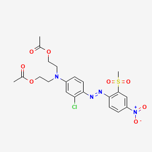 molecular formula C21H23ClN4O8S B14691632 C.I. Disperse Red 193 CAS No. 26692-47-7