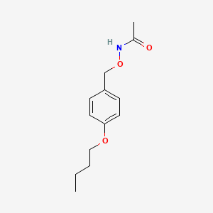 molecular formula C13H19NO3 B14691779 N-((p-Butoxybenzyl)oxy)acetamide CAS No. 23993-51-3