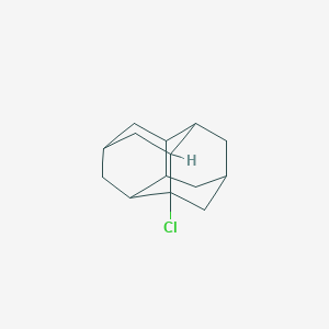 molecular formula C14H19Cl B14691802 1-Chlorodiamantane 