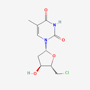 molecular formula C10H13ClN2O4 B14691811 5'-Chloro-5'-deoxythymidine CAS No. 25905-50-4