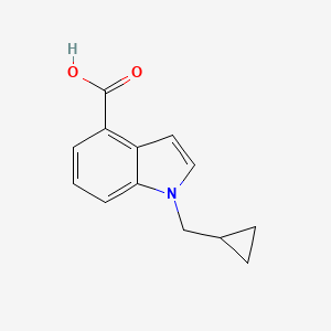 1-Cyclopropylmethyl-1H-indole-4-carboxylic acid