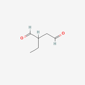 molecular formula C6H10O2 B14691836 Ethylsuccinaldehyde CAS No. 25355-30-0