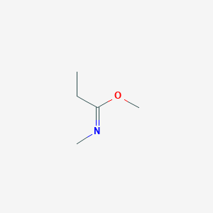 molecular formula C5H11NO B14691837 Methyl (1E)-N-methylpropanimidate CAS No. 32150-22-4
