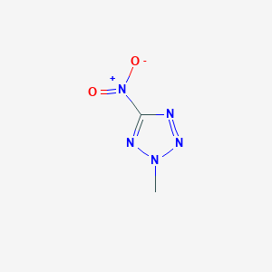 molecular formula C2H3N5O2 B14691854 2-Methyl-5-nitro-2H-tetrazole CAS No. 26621-43-2