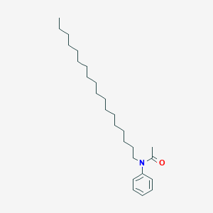 molecular formula C26H45NO B14691908 N-Octadecyl-N-phenylacetamide CAS No. 33241-94-0