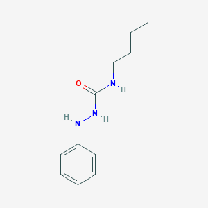 molecular formula C11H17N3O B14691920 1-Anilino-3-butylurea CAS No. 35524-21-1