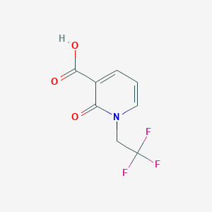 2-Oxo-1-(2,2,2-trifluoroethyl)-1,2-dihydropyridine-3-carboxylic acid