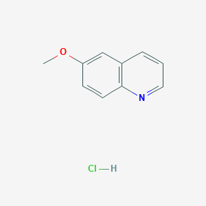 molecular formula C10H10ClNO B14691971 6-Methoxyquinoline;hydrochloride CAS No. 25726-54-9