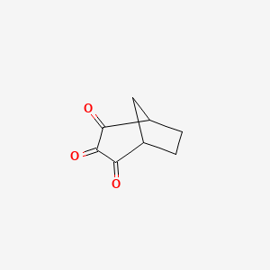 molecular formula C8H8O3 B14691979 Bicyclo[3.2.1]octane-2,3,4-trione CAS No. 25352-00-5