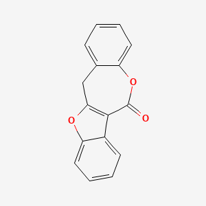 molecular formula C16H10O3 B14692027 [1]Benzofuro[3,2-c][1]benzoxepin-12(6h)-one CAS No. 28763-77-1