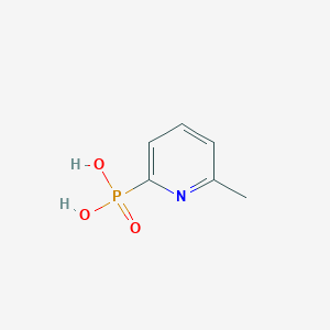 molecular formula C6H8NO3P B14692037 (6-Methylpyridin-2-yl)phosphonic acid CAS No. 26384-88-3