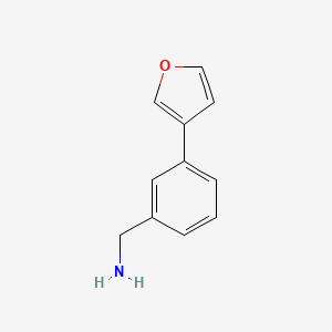[3-(Furan-3-yl)phenyl]methanamine