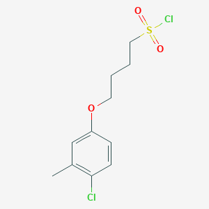 4-(4-Chloro-3-methylphenoxy)butane-1-sulfonyl chloride
