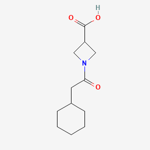 1-(2-Cyclohexylacetyl)azetidine-3-carboxylic acid