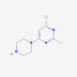4-Chloro-2-methyl-6-(piperazin-1-yl)pyrimidine