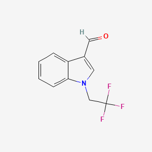 1-(2,2,2-trifluoroethyl)-1H-indole-3-carbaldehyde