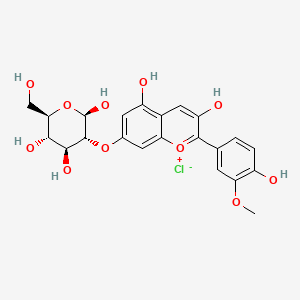 molecular formula C22H23ClO11 B14692242 Glucopyranoside, peonidin, beta-D- CAS No. 26838-13-1