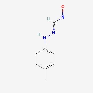 molecular formula C8H9N3O B14692339 N'-(4-Methylphenyl)-N-oxomethanehydrazonamide CAS No. 24621-52-1