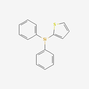 molecular formula C16H13SSi B14692409 CID 10901563 