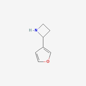 molecular formula C7H9NO B1469242 2-(Furan-3-yl)azetidine CAS No. 777886-79-0