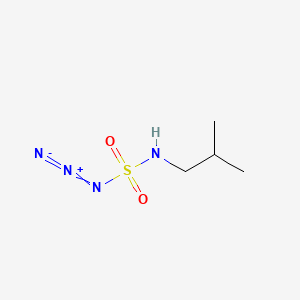 molecular formula C4H10N4O2S B14692450 Sulfamoyl azide, isobutyl- CAS No. 33581-94-1