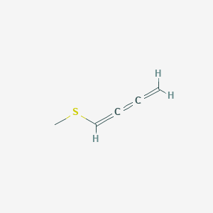 molecular formula C5H6S B14692479 1-(Methylsulfanyl)butatriene CAS No. 26842-76-2