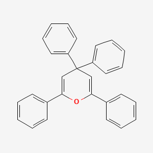 molecular formula C29H22O B14692599 2,4,4,6-Tetraphenyl-4H-pyran CAS No. 23800-58-0