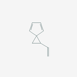 molecular formula C9H10 B14692625 1-Ethenylspiro[2.4]hepta-4,6-diene CAS No. 24430-28-2