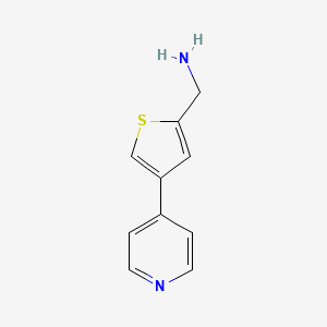 (4-(Pyridin-4-yl)thiophen-2-yl)methanamine