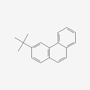 molecular formula C18H18 B14692779 3-Tert-butylphenanthrene CAS No. 33240-33-4